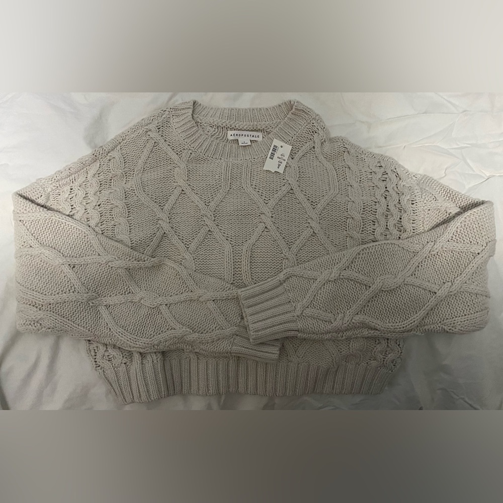 Aeropostale Women’s Beige Small sweater